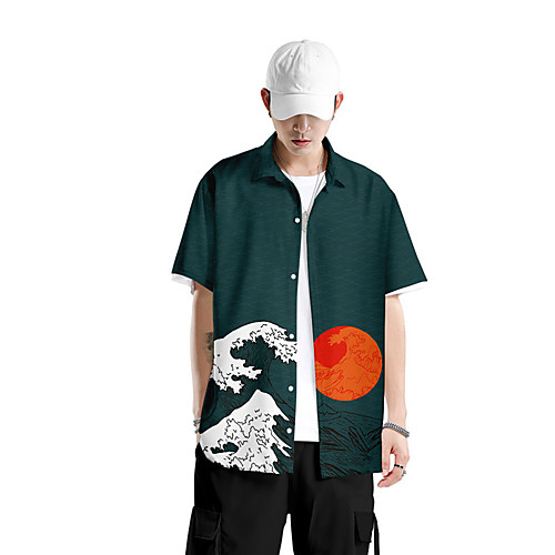 Men's Shirt 3D Print Scenery Button-Down 3D Print Short Sleeve Daily Tops Casual Fashion Hawaiian Black Blue Red
Men's Shirt 3D Print Scenery Button-Down 3D Print Short Sleeve Daily Tops Casual Fashion Hawaiian Black Blue Red