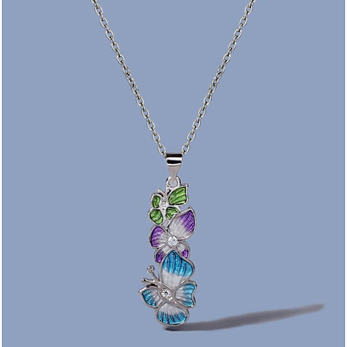 Women's Silver AAA Cubic Zirconia Necklace Monogram Butterfly Flower Shape Elegant Korean Sweet Brass Silver 50 cm Necklace Jewelry 1pc For Wedding Party Evening Festival
Women's Silver AAA Cubic Zirconia Necklace Monogram Butterfly Flower Shape Elegant Korean Sweet Brass Silver 50 cm Necklace Jewelry 1pc For Wedding Party Evening Festival