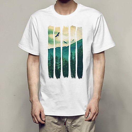 Men's Unisex T shirt Shirt Hot Stamping Animal Plus Size Print Short Sleeve Daily Tops 100% Cotton Basic Casual Round Neck Green Gray / Summer
Men's Unisex T shirt Shirt Hot Stamping Animal Plus Size Print Short Sleeve Daily Tops 100% Cotton Basic Casual Round Neck Green Gray / Summer