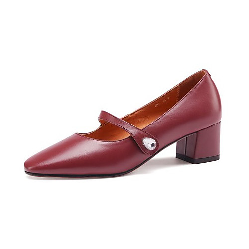 Women's Wedding Shoes Chunky Heel Square Toe Wedding Pumps Wedding Daily Nappa Leather White Burgundy
Women's Wedding Shoes Chunky Heel Square Toe Wedding Pumps Wedding Daily Nappa Leather White Burgundy