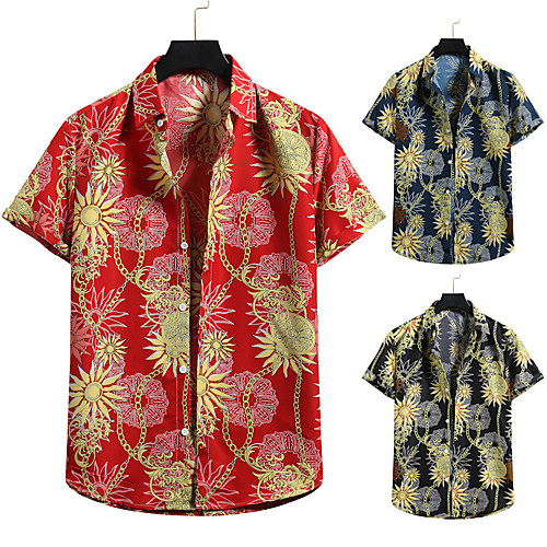 Men's Shirt 3D Print Graphic Prints Print Short Sleeve Vacation Tops Black Red Navy Blue
Men's Shirt 3D Print Graphic Prints Print Short Sleeve Vacation Tops Black Red Navy Blue