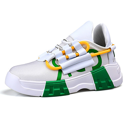Men's Sneakers Casual Classic Daily Office & Career Mesh Black and White White / Green Black Fall Winter
Men's Sneakers Casual Classic Daily Office & Career Mesh Black and White White / Green Black Fall Winter