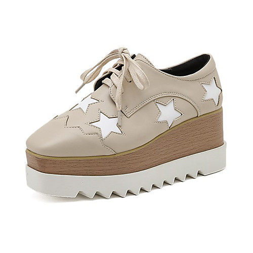 Women's Heels Wedge Heel Square Toe Casual Daily Walking Shoes PU Sequin Lace-up Galaxy Almond White
Women's Heels Wedge Heel Square Toe Casual Daily Walking Shoes PU Sequin Lace-up Galaxy Almond White