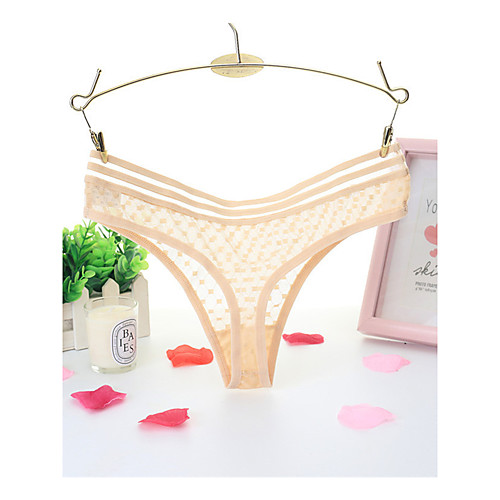 Women's Hole G-strings & Thongs Panties Micro-elastic Low Waist 1 PC Yellow One-Size
Women's Hole G-strings & Thongs Panties Micro-elastic Low Waist 1 PC Yellow One-Size