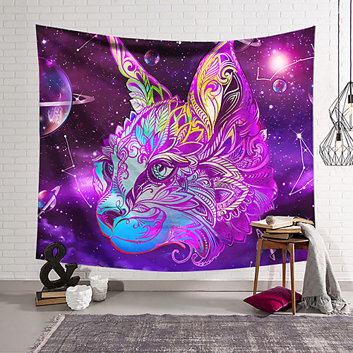 Wall Tapestry Art Decor Blanket Curtain Hanging Home Bedroom Living Room Decoration Polyester Color Cat Head
Wall Tapestry Art Decor Blanket Curtain Hanging Home Bedroom Living Room Decoration Polyester Color Cat Head