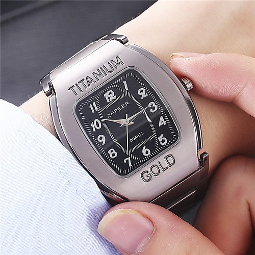 Men's Steel Band Watches Analog - Digital Quartz Geometrical Formal Style Calendar / date / day / Titanium Alloy
Men's Steel Band Watches Analog - Digital Quartz Geometrical Formal Style Calendar / date / day / Titanium Alloy
