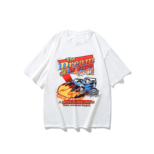 Men's Unisex T shirt Hot Stamping Car Plus Size Print Short Sleeve Casual Tops 100% Cotton Casual Fashion White
Men's Unisex T shirt Hot Stamping Car Plus Size Print Short Sleeve Casual Tops 100% Cotton Casual Fashion White