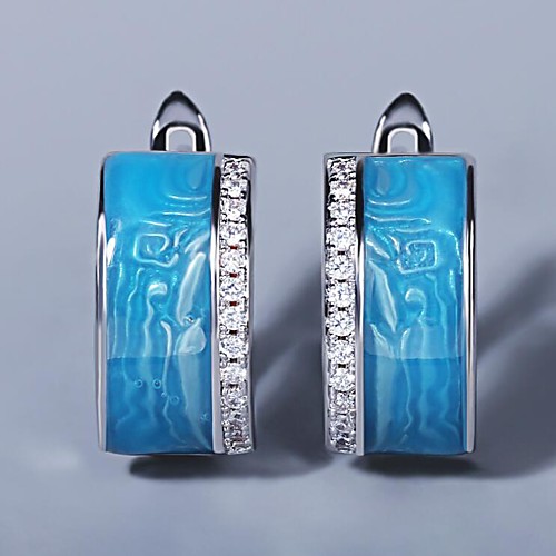 Women's AAA Cubic Zirconia Earrings Classic Fashion Simple Elegant Classic Earrings Jewelry Silver For Anniversary Vacation Festival 1 Pair
Women's AAA Cubic Zirconia Earrings Classic Fashion Simple Elegant Classic Earrings Jewelry Silver For Anniversary Vacation Festival 1 Pair