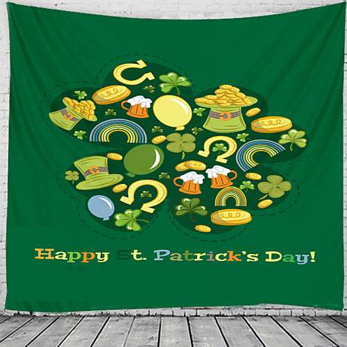 Happy St. Patrick's Day Wall Tapestry Art Decor Blanket Curtain Hanging Home Bedroom Living Room Decoration
Happy St. Patrick's Day Wall Tapestry Art Decor Blanket Curtain Hanging Home Bedroom Living Room Decoration