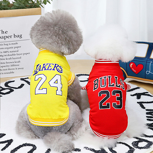 Dog Cat Shirt / T-Shirt Letter & Number Basic Cool Adorable Dailywear Casual / Daily Dog Clothes Puppy Clothes Dog Outfits Breathable Yellow Red Blue Costume for Girl and Boy Dog Polyster S M L XL XXL
Dog Cat Shirt / T-Shirt Letter & Number Basic Cool Adorable Dailywear Casual / Daily Dog Clothes Puppy Clothes Dog Outfits Breathable Yellow Red Blue Costume for Girl and Boy Dog Polyster S M L XL XXL
