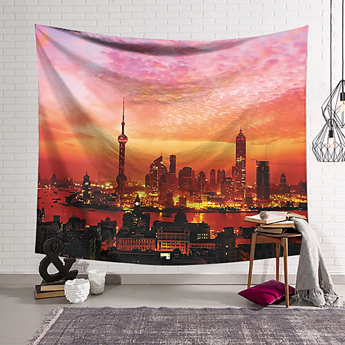 Wall Tapestry Art Decor Blanket Curtain Hanging Home Bedroom Living Room Decoration Polyester Shanghai Dusk View
Wall Tapestry Art Decor Blanket Curtain Hanging Home Bedroom Living Room Decoration Polyester Shanghai Dusk View