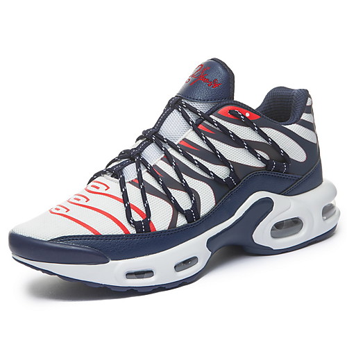 Men's Trainers Athletic Shoes Sporty Casual Athletic Outdoor Running Shoes PU Breathable Non-slipping Shock Absorbing Black and White White / Blue Red Color Block Fall Spring
Men's Trainers Athletic Shoes Sporty Casual Athletic Outdoor Running Shoes PU Breathable Non-slipping Shock Absorbing Black and White White / Blue Red Color Block Fall Spring