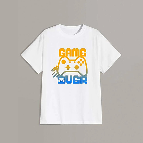 Men's T shirt Hot Stamping Letter Print Short Sleeve Casual Tops 100% Cotton Casual Fashion White Gray 
Men's T shirt Hot Stamping Letter Print Short Sleeve Casual Tops 100% Cotton Casual Fashion White Gray