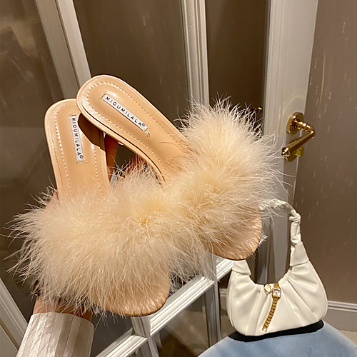 Women's Sandals Stiletto Heel Open Toe High Heel Sandals Casual Daily Walking Shoes PU Almond White Purple
Women's Sandals Stiletto Heel Open Toe High Heel Sandals Casual Daily Walking Shoes PU Almond White Purple