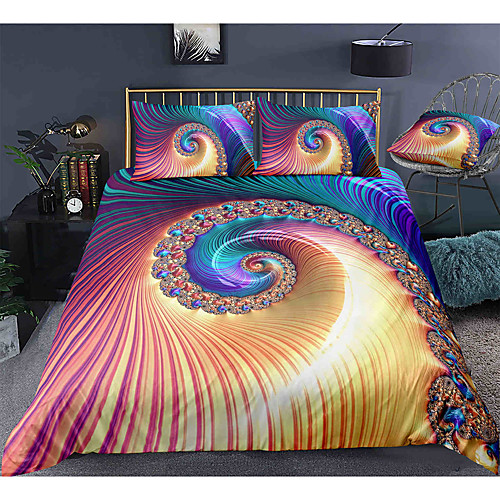 3D Vortex 3-Piece Duvet Cover Set Hotel Bedding Sets Comforter Cover with Soft Lightweight Microfiber, Include 1 Duvet Cover, 2 Pillowcases for Double/Queen/King(1 Pillowcase for Twin/Single)
3D Vortex 3-Piece Duvet Cover Set Hotel Bedding Sets Comforter Cover with Soft Lightweight Microfiber, Include 1 Duvet Cover, 2 Pillowcases for Double/Queen/King(1 Pillowcase for Twin/Single)