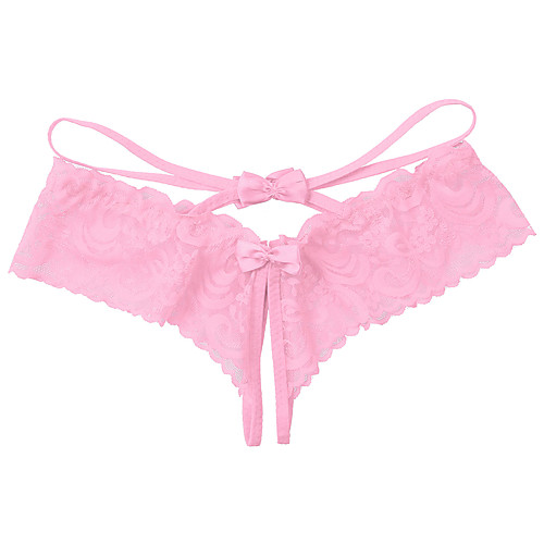 Women's 1 PC Lace / Hole G-strings & Thongs Panties - Normal Low Waist Purple Blushing Pink White One-Size
Women's 1 PC Lace / Hole G-strings & Thongs Panties - Normal Low Waist Purple Blushing Pink White One-Size