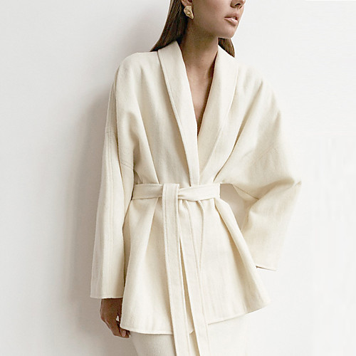 Women's Teddy Coat Daily Fall & Winter Regular Coat Shawl Lapel Loose Sexy Jacket Long Sleeve Solid Colored White Brown
Women's Teddy Coat Daily Fall & Winter Regular Coat Shawl Lapel Loose Sexy Jacket Long Sleeve Solid Colored White Brown
