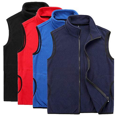 Women's Men's Hiking Vest / Gilet Hiking Fleece Vest Sleeveless Outerwear Jacket Top Outdoor Thermal Warm Windproof Fleece Lining Warm Autumn / Fall Winter Spring Polar Fleece Solid Color Red Blue
Women's Men's Hiking Vest / Gilet Hiking Fleece Vest Sleeveless Outerwear Jacket Top Outdoor Thermal Warm Windproof Fleece Lining Warm Autumn / Fall Winter Spring Polar Fleece Solid Color Red Blue