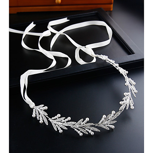 Bridal Sweet Alloy Headdress with Rhinestone / Imitation Pearl 1 PC Wedding / Special Occasion Headpiece
Bridal Sweet Alloy Headdress with Rhinestone / Imitation Pearl 1 PC Wedding / Special Occasion Headpiece