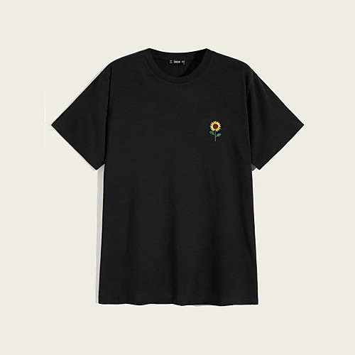Men's Unisex T shirt Hot Stamping Plants Sunflower Plus Size Print Short Sleeve Casual Tops 100% Cotton Casual Fashion White Black
Men's Unisex T shirt Hot Stamping Plants Sunflower Plus Size Print Short Sleeve Casual Tops 100% Cotton Casual Fashion White Black
