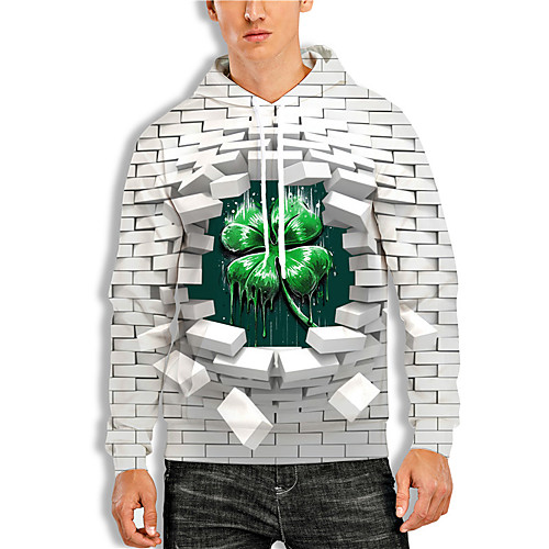 Men's Pullover Hoodie Sweatshirt Plants Graphic Prints Saint Patrick Day Print Hooded Daily Holiday 3D Print 3D Print Hoodies Sweatshirts Long Sleeve White
Men's Pullover Hoodie Sweatshirt Plants Graphic Prints Saint Patrick Day Print Hooded Daily Holiday 3D Print 3D Print Hoodies Sweatshirts Long Sleeve White