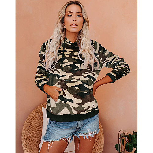 Women's Pullover Hoodie Sweatshirt Plaid Checkered Camo Leopard Daily Other Prints Basic Casual Hoodies Sweatshirts Khaki Rainbow Red
Women's Pullover Hoodie Sweatshirt Plaid Checkered Camo Leopard Daily Other Prints Basic Casual Hoodies Sweatshirts Khaki Rainbow Red