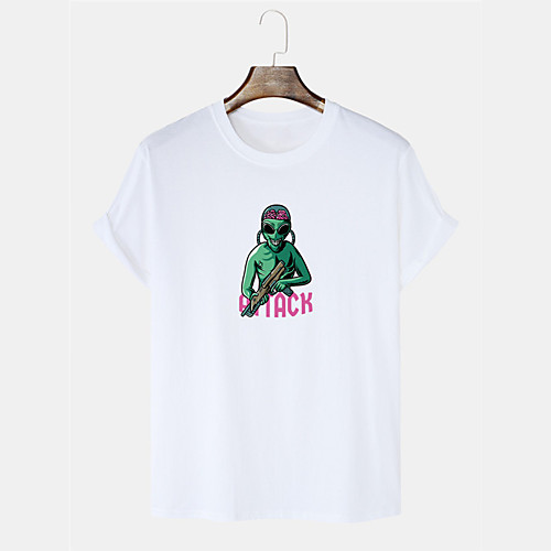 Men's Unisex T shirt Hot Stamping Graphic Prints Character Plus Size Short Sleeve Casual Tops 100% Cotton Fashion White Black Blue
Men's Unisex T shirt Hot Stamping Graphic Prints Character Plus Size Short Sleeve Casual Tops 100% Cotton Fashion White Black Blue