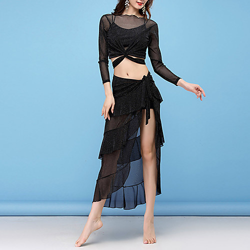 Belly Dance Skirts Ruffles Solid Women's Training Performance Long Sleeve Natural Nylon
Belly Dance Skirts Ruffles Solid Women's Training Performance Long Sleeve Natural Nylon