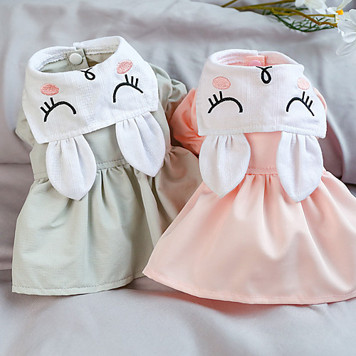 Dog Cat Dress Rabbit / Bunny Animal Elegant Adorable Cute Dailywear Casual / Daily Dog Clothes Puppy Clothes Dog Outfits Breathable Pink Gray Costume for Girl and Boy Dog Polyester XS S M L XL
Dog Cat Dress Rabbit / Bunny Animal Elegant Adorable Cute Dailywear Casual / Daily Dog Clothes Puppy Clothes Dog Outfits Breathable Pink Gray Costume for Girl and Boy Dog Polyester XS S M L XL