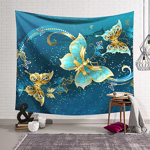 Wall Tapestry Art Decor Blanket Curtain Hanging Home Bedroom Living Room Decoration Polyester Blue Gold Butterfly
Wall Tapestry Art Decor Blanket Curtain Hanging Home Bedroom Living Room Decoration Polyester Blue Gold Butterfly