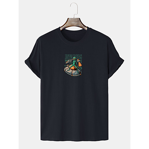 Men's Unisex T shirt Other Prints Graphic Plus Size Short Sleeve Casual Tops 100% Cotton Basic White Black Blue
Men's Unisex T shirt Other Prints Graphic Plus Size Short Sleeve Casual Tops 100% Cotton Basic White Black Blue