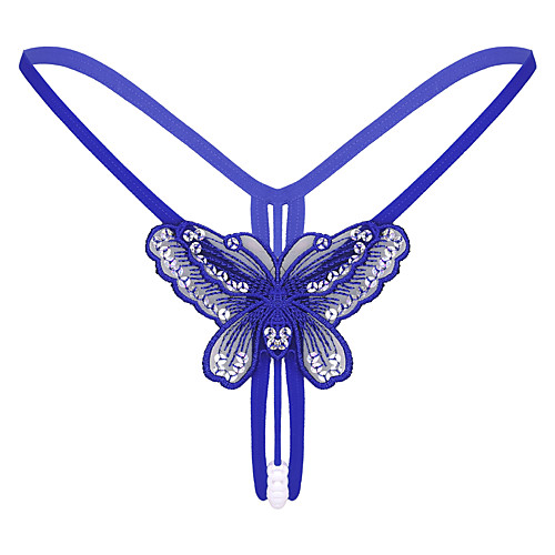 Women's Normal Sequins / Hole G-strings & Thongs Panties Micro-elastic Low Waist 1 PC Blue One-Size
Women's Normal Sequins / Hole G-strings & Thongs Panties Micro-elastic Low Waist 1 PC Blue One-Size