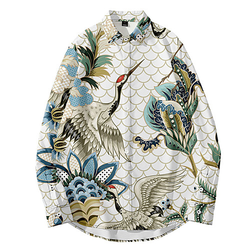 Men's Shirt 3D Print Floral Button-Down 3D Print Long Sleeve Daily Tops Casual Fashion White Black Blue
Men's Shirt 3D Print Floral Button-Down 3D Print Long Sleeve Daily Tops Casual Fashion White Black Blue