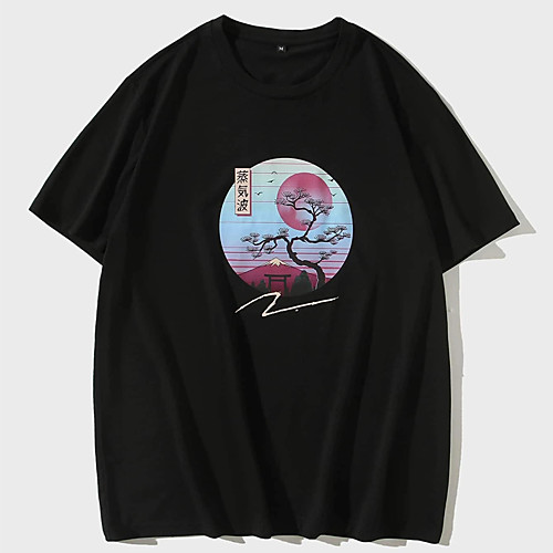 Men's Unisex T shirt Hot Stamping Plants Tree Plus Size Print Short Sleeve Casual Tops 100% Cotton Casual Fashion Black
Men's Unisex T shirt Hot Stamping Plants Tree Plus Size Print Short Sleeve Casual Tops 100% Cotton Casual Fashion Black