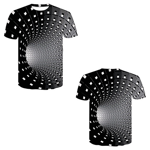 Men's T shirt Shirt 3D Print 3D Rivet Mesh Short Sleeve Casual Tops Black / White / Summer
Men's T shirt Shirt 3D Print 3D Rivet Mesh Short Sleeve Casual Tops Black / White / Summer