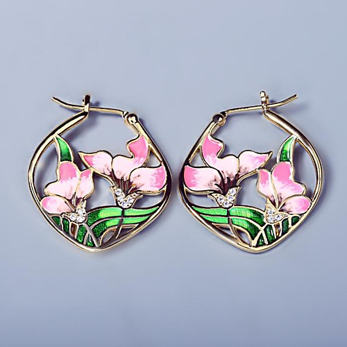 Women's AAA Cubic Zirconia Earrings Fancy Petal Elegant Colorful Vintage Earrings Jewelry Gold For Date Vacation Beach 1 Pair
Women's AAA Cubic Zirconia Earrings Fancy Petal Elegant Colorful Vintage Earrings Jewelry Gold For Date Vacation Beach 1 Pair
