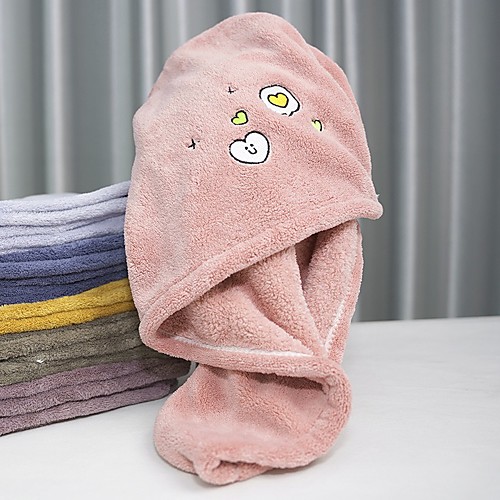 Hair Drying Cap Double Thickening Wipe Hair Towel Cute Shower Cap Coral Fleece Headband
Hair Drying Cap Double Thickening Wipe Hair Towel Cute Shower Cap Coral Fleece Headband