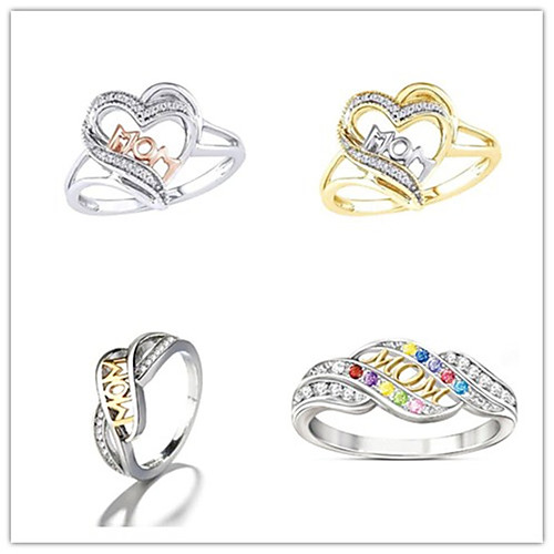 Ring Geometrical Zircon Copper Gold Plated Heart Letter Fashion 1pc 7 8 9 / Women's
Ring Geometrical Zircon Copper Gold Plated Heart Letter Fashion 1pc 7 8 9 / Women's
