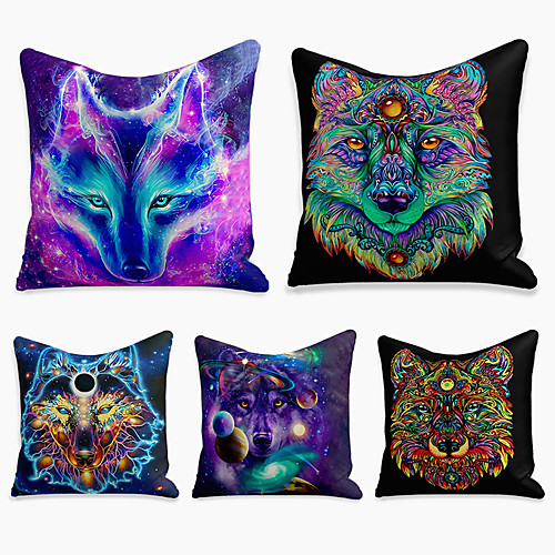 5 pcs Linen Pillow Cover, Animal Simple Casual Square Polyester Traditional Classic
5 pcs Linen Pillow Cover, Animal Simple Casual Square Polyester Traditional Classic