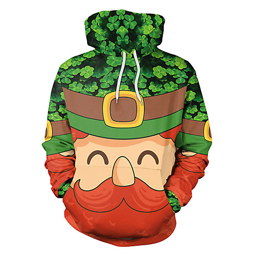 Men's Pullover Hoodie Sweatshirt Graphic Prints Saint Patrick Day Animal Print Hooded Daily Holiday 3D Print 3D Print Casual Hoodies Sweatshirts Long Sleeve Green White Red
Men's Pullover Hoodie Sweatshirt Graphic Prints Saint Patrick Day Animal Print Hooded Daily Holiday 3D Print 3D Print Casual Hoodies Sweatshirts Long Sleeve Green White Red
