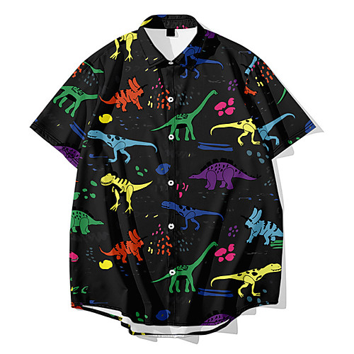 Men's Shirt 3D Print Dragon Animal 3D Print Button-Down Short Sleeve Daily Tops Casual Fashion Hawaiian Gray Green White / Summer / Beach
Men's Shirt 3D Print Dragon Animal 3D Print Button-Down Short Sleeve Daily Tops Casual Fashion Hawaiian Gray Green White / Summer / Beach