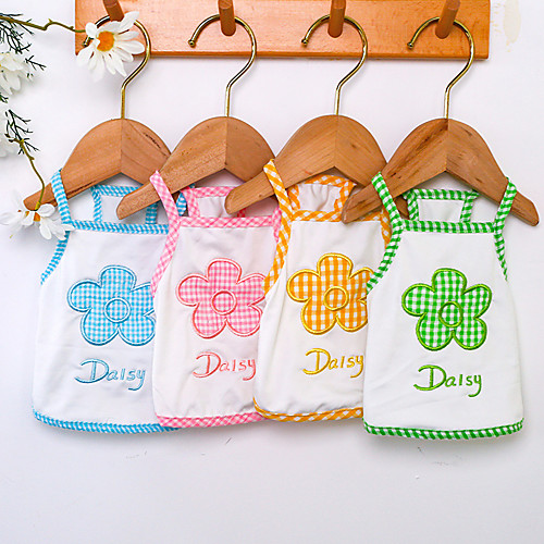 Dog Cat Shirt / T-Shirt Vest Print Flower Basic Adorable Cute Dailywear Casual / Daily Dog Clothes Puppy Clothes Dog Outfits Breathable Yellow Blue Pink Costume for Girl and Boy Dog Polyester XS S M
Dog Cat Shirt / T-Shirt Vest Print Flower Basic Adorable Cute Dailywear Casual / Daily Dog Clothes Puppy Clothes Dog Outfits Breathable Yellow Blue Pink Costume for Girl and Boy Dog Polyester XS S M