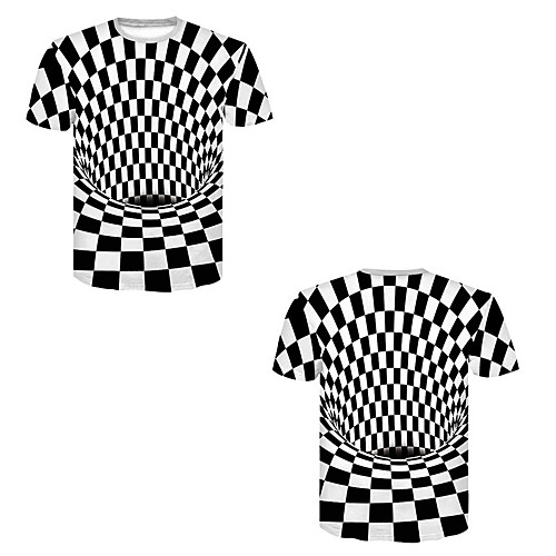 Men's T shirt Shirt 3D Print 3D Rivet Mesh Short Sleeve Casual Tops Black / White / Summer
Men's T shirt Shirt 3D Print 3D Rivet Mesh Short Sleeve Casual Tops Black / White / Summer