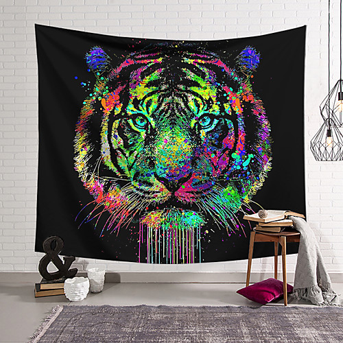 Wall Tapestry Art Decor Blanket Curtain Hanging Home Bedroom Living Room Decoration Polyester Tiger Fierce
Wall Tapestry Art Decor Blanket Curtain Hanging Home Bedroom Living Room Decoration Polyester Tiger Fierce