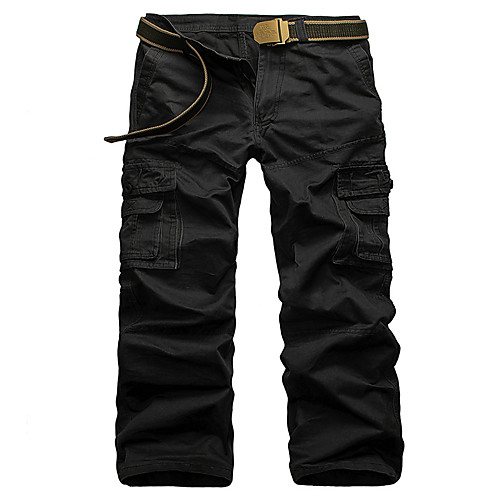 Men's Cargo Casual / Sporty Daily Holiday Pants Tactical Cargo Pants Solid Colored Full Length Zipper Pocket Black Grey Khaki Green Beige
Men's Cargo Casual / Sporty Daily Holiday Pants Tactical Cargo Pants Solid Colored Full Length Zipper Pocket Black Grey Khaki Green Beige