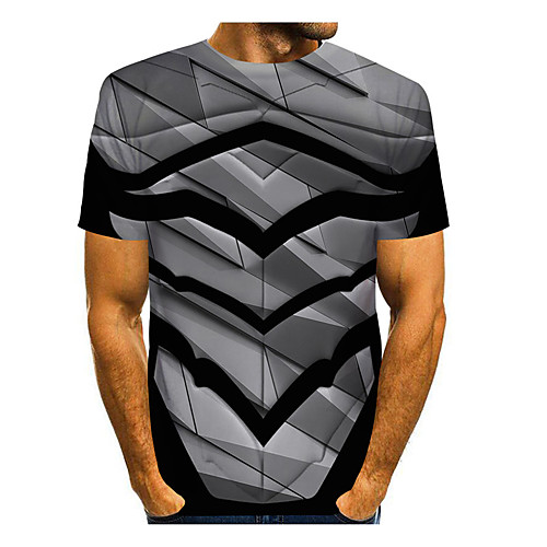 Men's T shirt 3D Print Cartoon 3D 3D Print Short Sleeve Daily Tops Casual Fashion Gray
Men's T shirt 3D Print Cartoon 3D 3D Print Short Sleeve Daily Tops Casual Fashion Gray