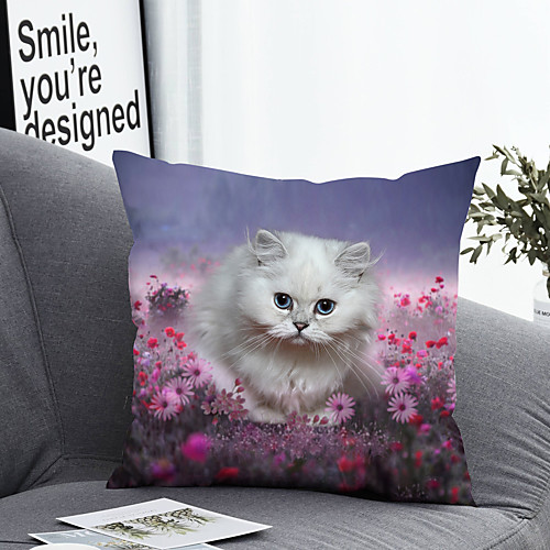 1 pcs Polyester Pillow Cover Pillow Cover & Insert, Floral Simple Classic Square Zipper Polyester Traditional Classic
1 pcs Polyester Pillow Cover Pillow Cover & Insert, Floral Simple Classic Square Zipper Polyester Traditional Classic