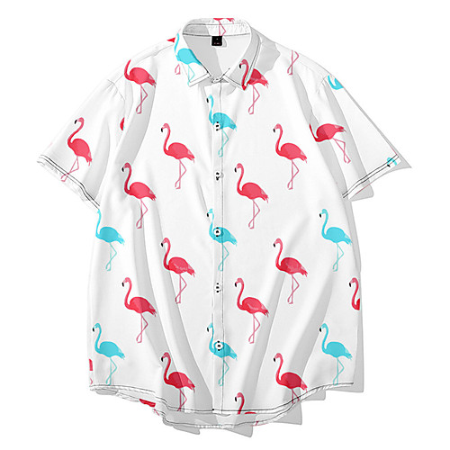 Men's Shirt Other Prints Animal Button-Down Print Short Sleeve Daily Tops Casual Fashion Hawaiian White
Men's Shirt Other Prints Animal Button-Down Print Short Sleeve Daily Tops Casual Fashion Hawaiian White