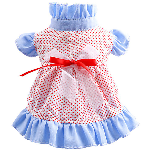 Dog Cat Dress Bowknot Lace Elegant Adorable Cute Dailywear Casual / Daily Dog Clothes Puppy Clothes Dog Outfits Breathable Blue Costume for Girl and Boy Dog Polyester XS S M L XL
Dog Cat Dress Bowknot Lace Elegant Adorable Cute Dailywear Casual / Daily Dog Clothes Puppy Clothes Dog Outfits Breathable Blue Costume for Girl and Boy Dog Polyester XS S M L XL