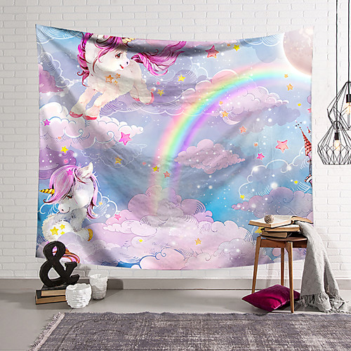 Wall Tapestry Art Decor Blanket Curtain Hanging Home Bedroom Living Room Decoration Polyester Color Unicorn Cute
Wall Tapestry Art Decor Blanket Curtain Hanging Home Bedroom Living Room Decoration Polyester Color Unicorn Cute